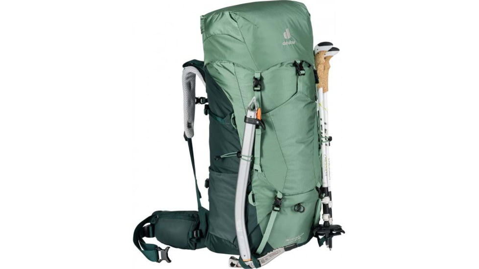 Deuter Aircontact Lite 60 + 10 SL Backpack, Aloe/Forest, 60 + 10 Liter, 334062122640
