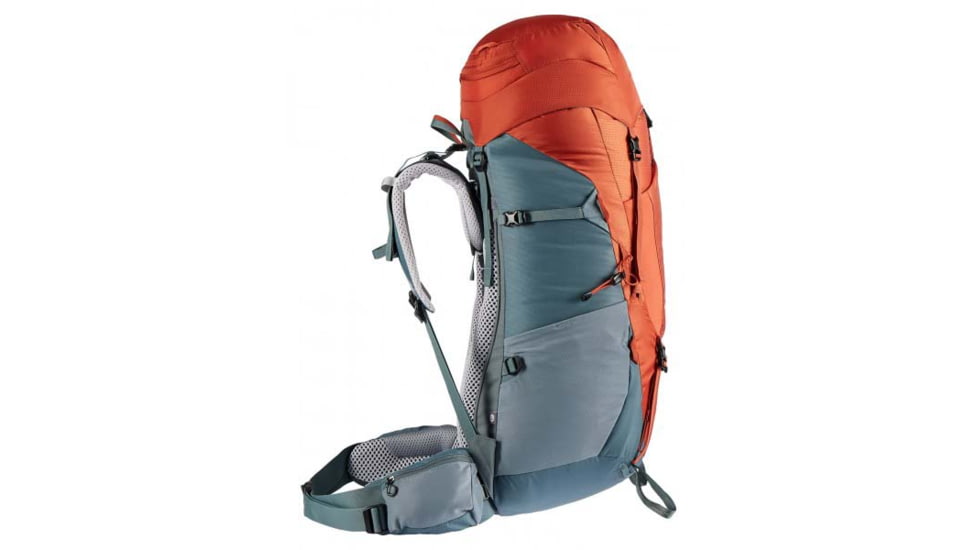 Deuter Aircontact Lite 60 + 10 SL Backpack, Paprika/Teal, 60 + 10 Liter, 334062152120