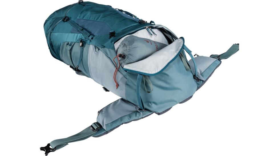 Deuter Aircontact Lite 65 + 10 Backpack, Arctic/Teal, 65 + 10 Liter, 334072132410