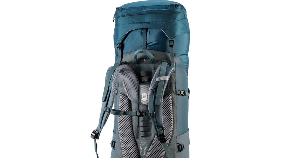Deuter Aircontact Lite 65 + 10 Backpack, Arctic/Teal, 65 + 10 Liter, 334072132410