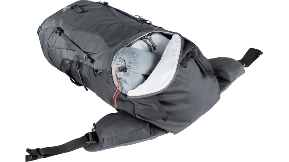 Deuter Aircontact Lite 65 + 10 Backpack, Graphite/Black, 65 + 10 Liter, 334072147010