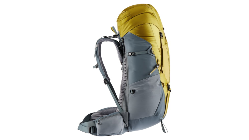 Deuter Aircontact Lite 65 + 10 Backpack, Turmeric/Teal, 65 + 10 Liter, 334072182050