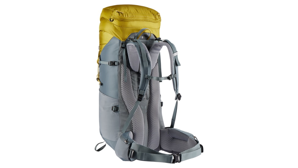Deuter Aircontact Lite 65 + 10 Backpack, Turmeric/Teal, 65 + 10 Liter, 334072182050