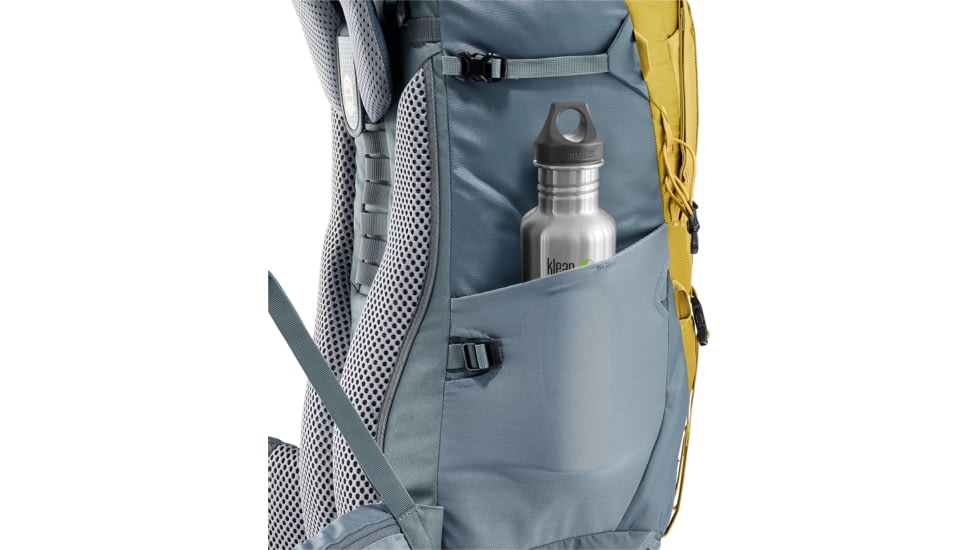 Deuter Aircontact Lite 65 + 10 Backpack, Turmeric/Teal, 65 + 10 Liter, 334072182050