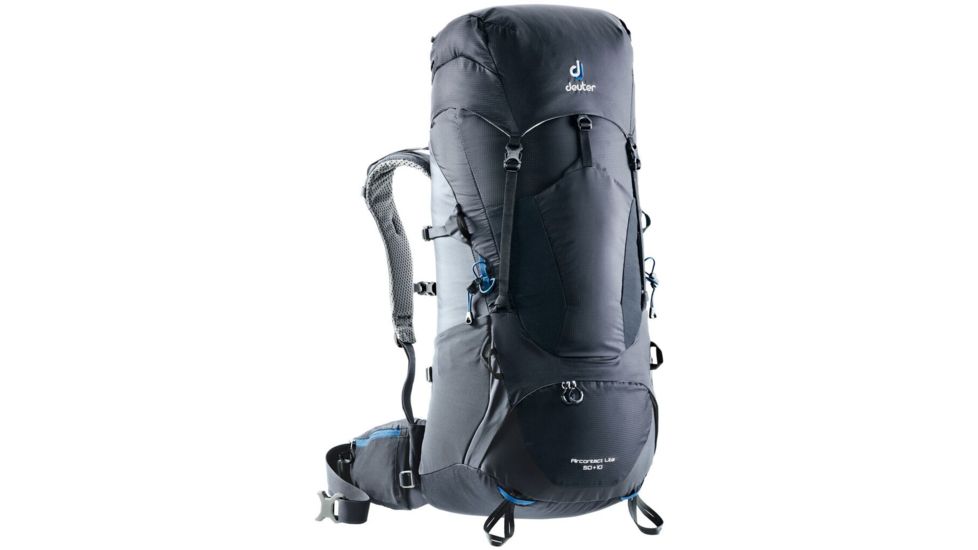Deuter Aircontact Lite Backpack 50L + 10, Black/Graphite, 334031874030