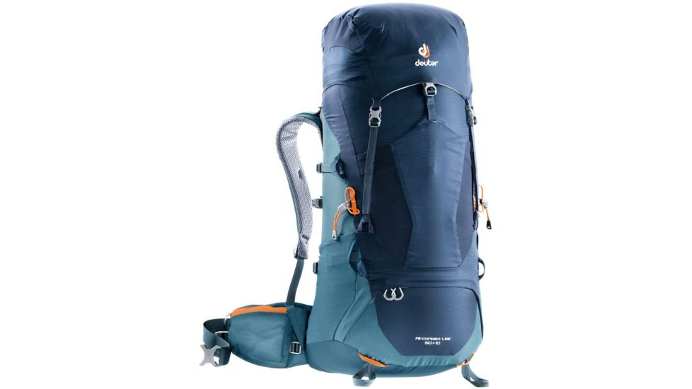 Deuter Aircontact Lite Backpack 50L + 10, Navy/Arctic, 334031833960