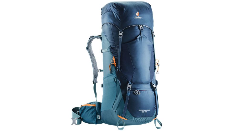 Deuter Aircontact Lite Backpack 65L + 10, Navy/Arctic, 434031833960