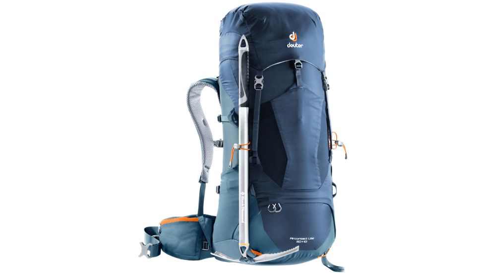 Deuter Aircontact Lite Backpack 65L + 10, Navy/Arctic, 434031833960