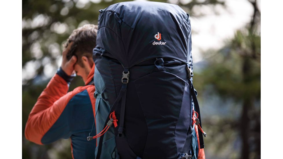 Deuter Aircontact Lite Backpack 65L + 10, Navy/Arctic, 434031833960