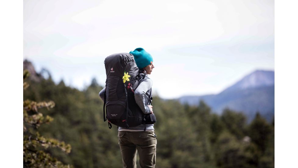 Deuter Aircontact Lite Womens Backpack 45 + 10 SL, Graphite/Black, 334021847010