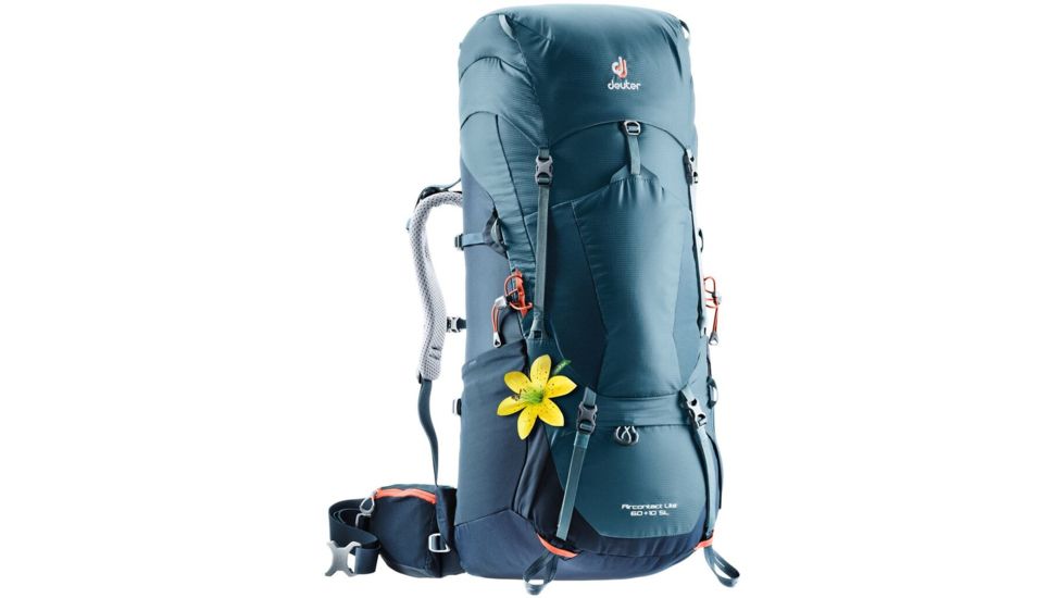 Deuter Aircontact Lite Womens Backpack 60 + 10 SL, Arctic/Navy, 434021833290