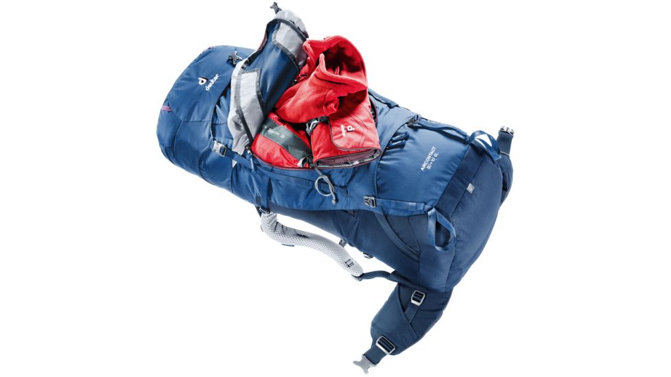 Deuter Aircontact Lite Womens Backpack 60 + 10 SL, Arctic/Navy, 434021833290