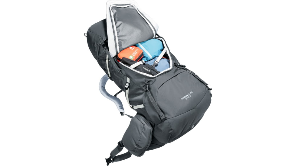 Deuter Aircontact Pro 65L Plus 10L SL Backpack, Graphite, 337002540140