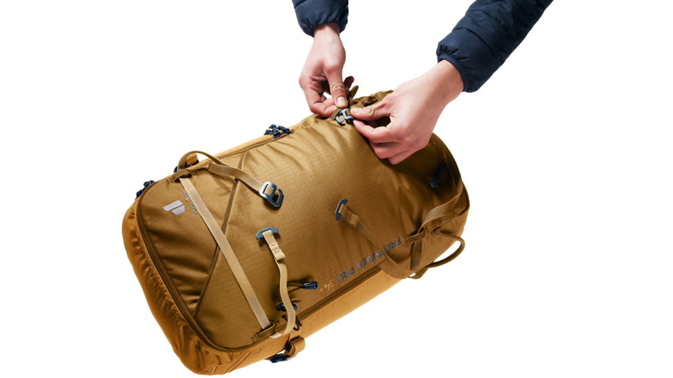 Deuter Freerider Pro 34+ Climbing Packs, Almond/Cinnamon, 34, 330352266110