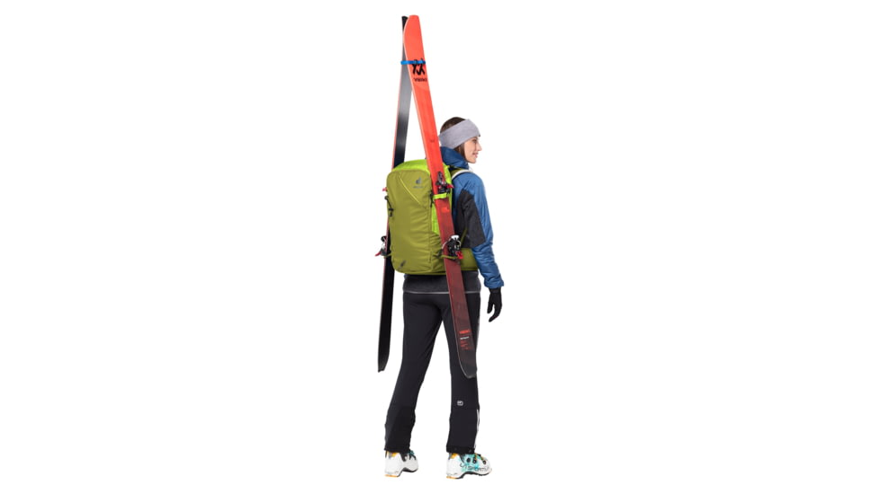 Deuter Freerider Pro 32+ SL Climbing Packs - Womens, Moss/Citrus, 330342228030