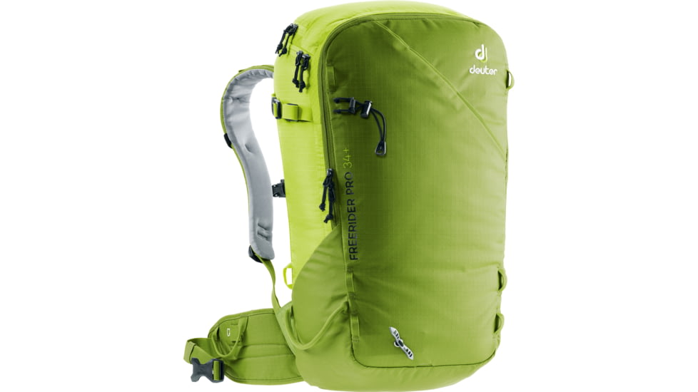Deuter Freerider Pro 34+ Climbing Packs, Moss/Citrus, 330352128030