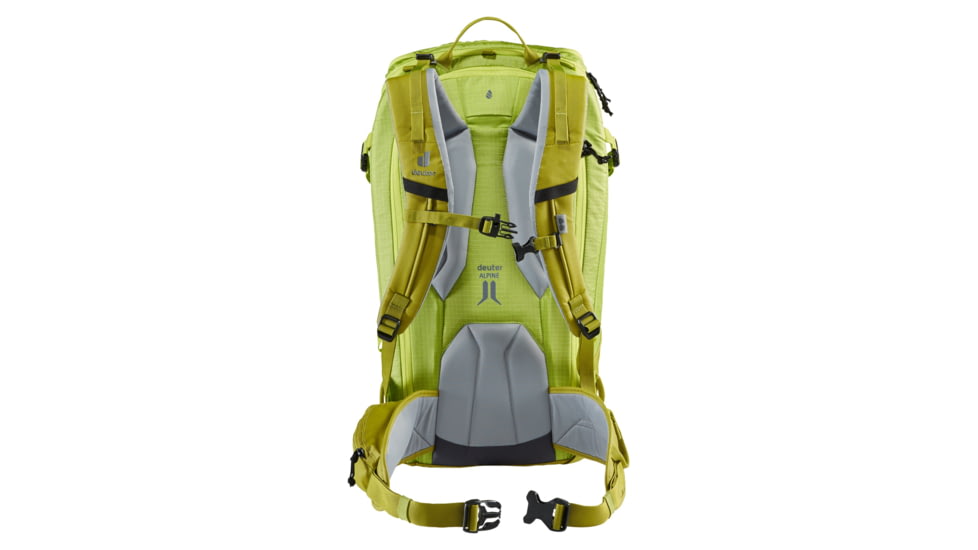 Deuter Freerider Pro 34+ Climbing Packs, Moss/Citrus, 330352228030