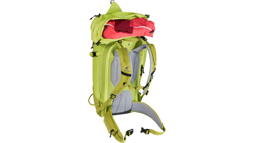 Deuter Freerider Pro 34+ Climbing Packs, Moss/Citrus, 330352228030