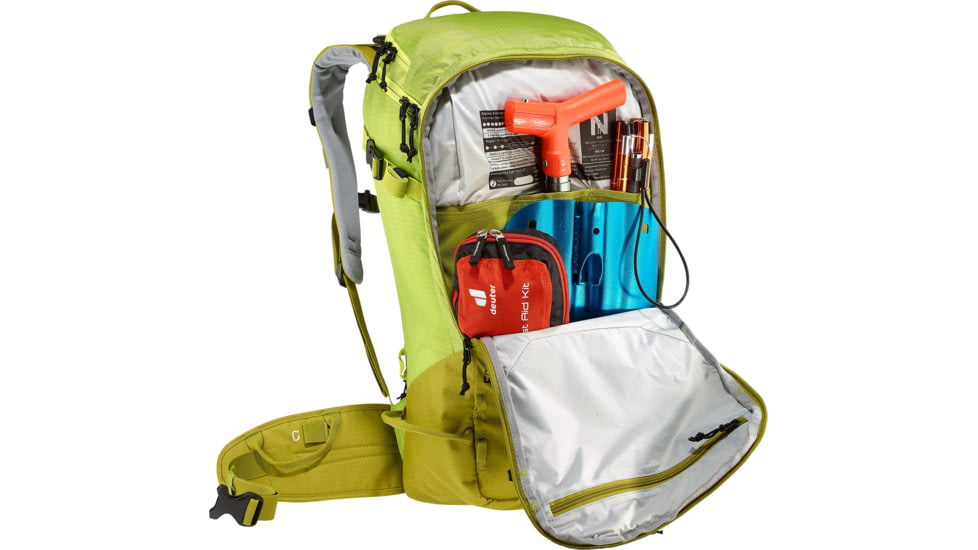 Deuter Freerider Pro 34+ Climbing Packs, Moss/Citrus, 330352228030