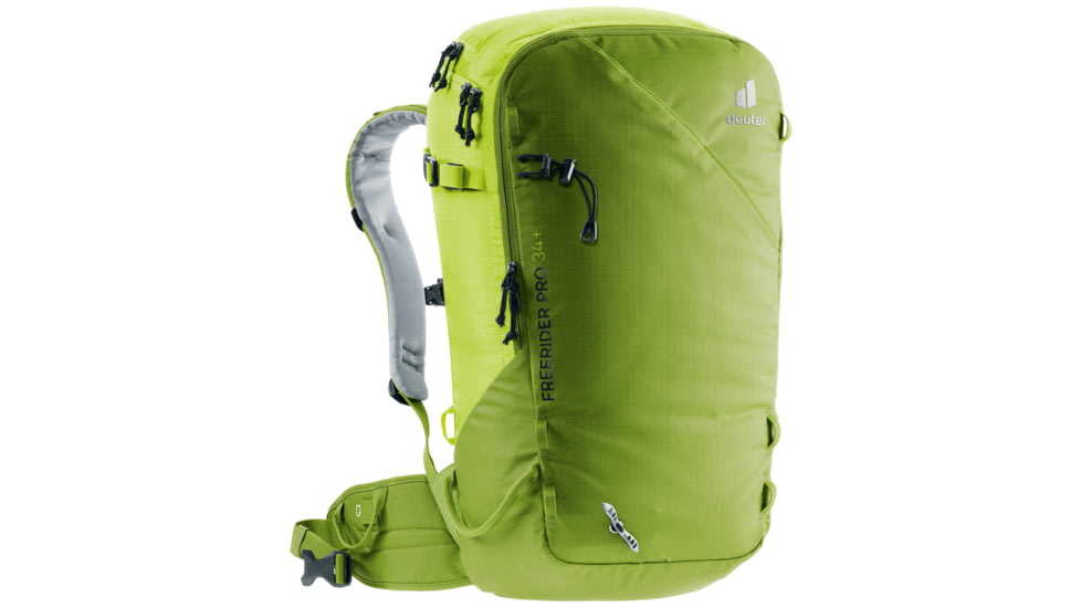 Deuter Freerider Pro 34+ Climbing Packs, Moss-Citrus, 44L, 330352228030