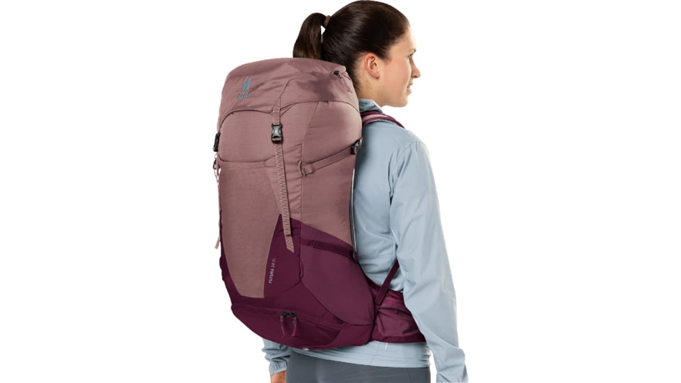 Deuter Futura 30 SL Backpack, Ashrose/Cassis, 340072155990