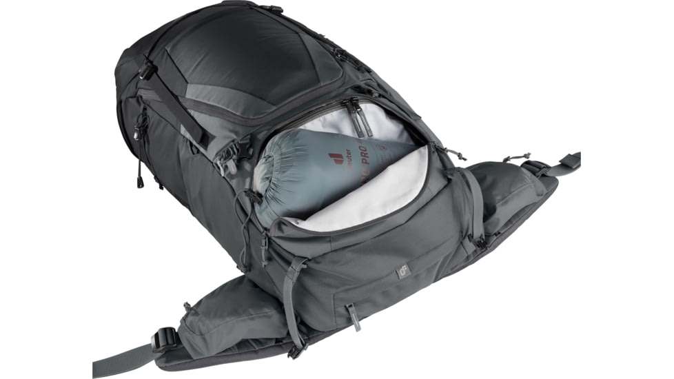 Deuter Futura Air Trek 55 + 10 SL Pack - Womens, Black-Graphite, 65L, 340222174030