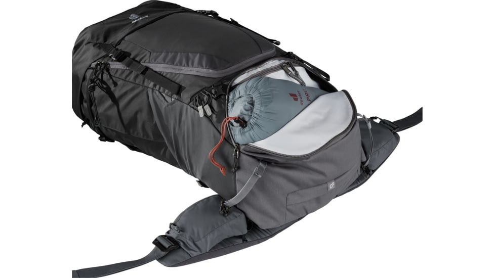 Deuter Futura Air Trek 60 + 10 Pack, Black-Graphite, 70L, 340232174030