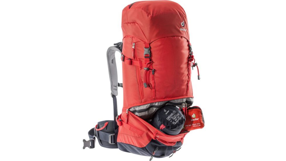 Deuter Guide 42+ SL Backpack, Chili/Navy, 336122053280