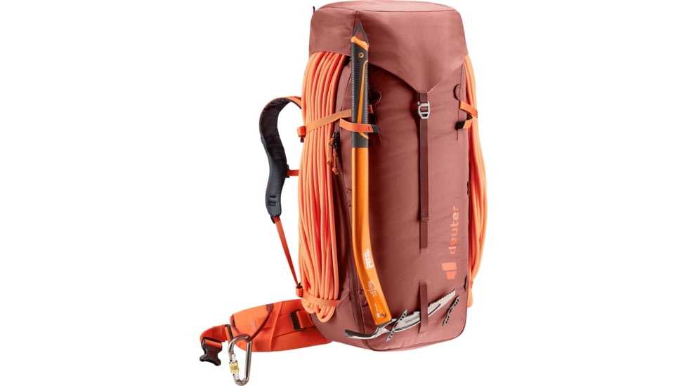 Deuter Guide 44+8 Backpack, Redwood/Papaya, 336172359120