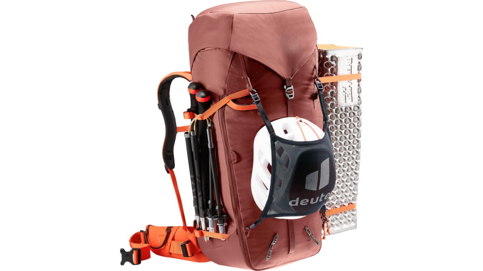 Deuter Guide 44+8 Backpack, Redwood/Papaya, 336172359120