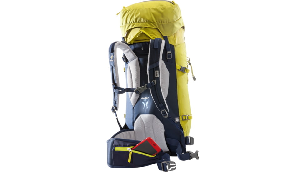 Deuter Guide Lite 28+ SL Climbing Packs, Greencurry/Navy, 336022023290