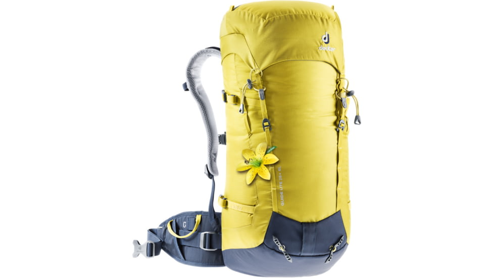 Deuter Guide Lite 28+ SL Climbing Packs, Greencurry/Navy, 336022023290