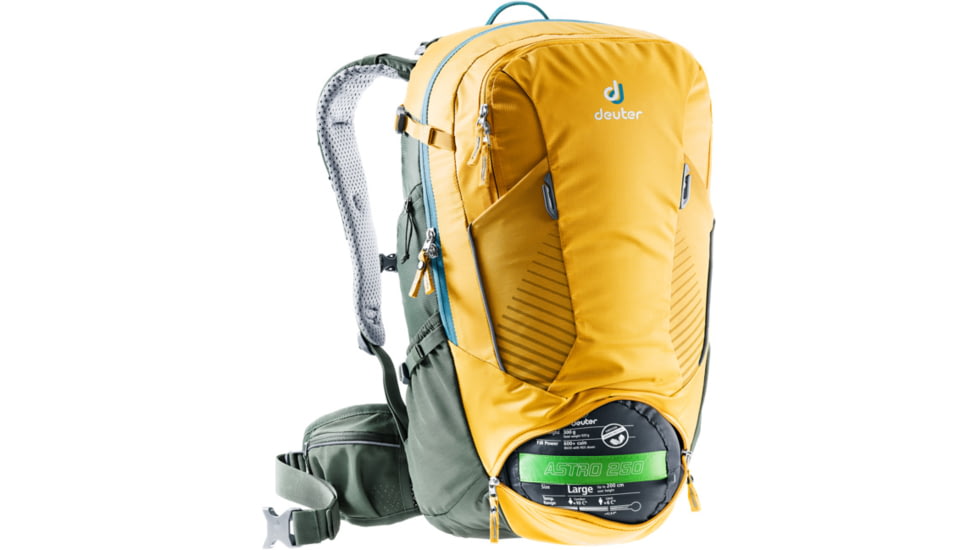 Deuter Trans Alpine 30 Hydration Packs, Curry/Ivy, 320522092030
