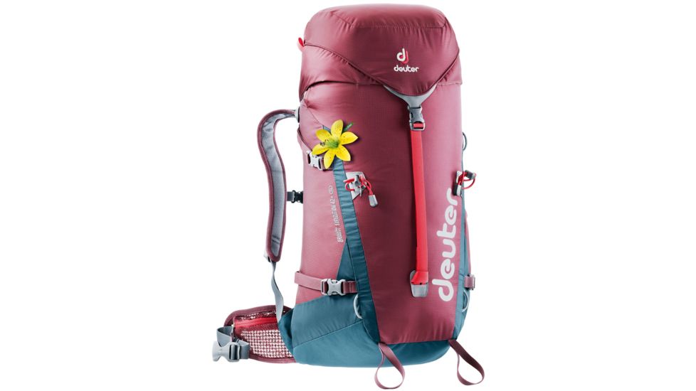 Deuter Gravity Expedition 42+ SL Climbing Pack - Female, Maroon-Arctic, One Size, 336241953240