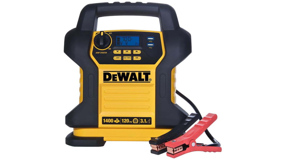 DeWALT Jump Starter and Power Station, Yellow/Black, DXAEJ14