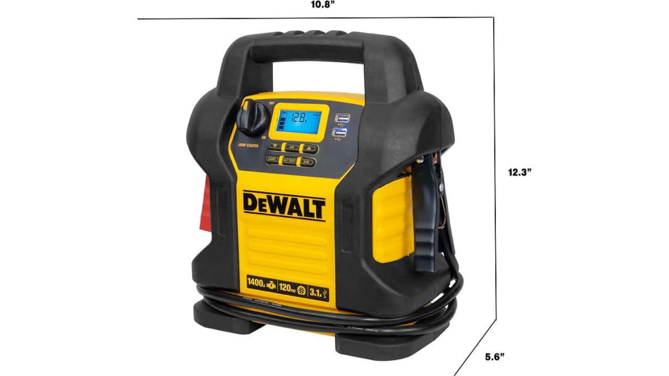 DeWALT Jump Starter and Power Station, Yellow/Black, DXAEJ14