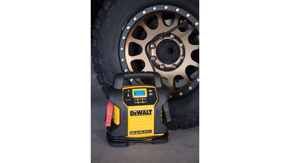 DeWALT Jump Starter and Power Station, Yellow/Black, DXAEJ14