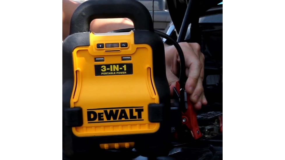 DeWALT Professional Battery Booster Kit With 20V Lithium Battery Pack Plus Charger, Yellow/Black, DXAE20VBBK