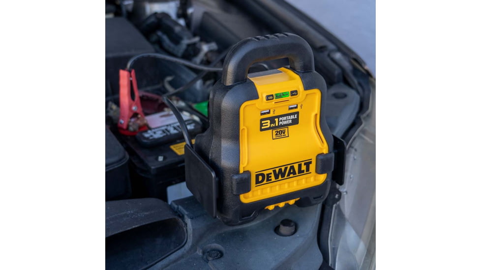 DeWALT Professional Battery Booster Kit With 20V Lithium Battery Pack Plus Charger, Yellow/Black, DXAE20VBBK