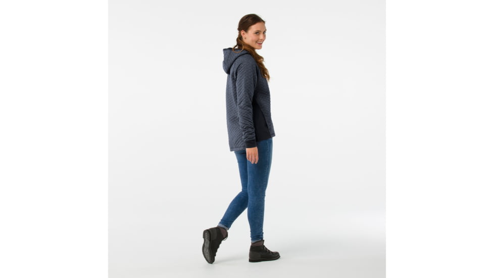 Smartwool Diamond Peak Quilted Pullover-Women's, Deep Navy Heather, Small, SW000286108-S