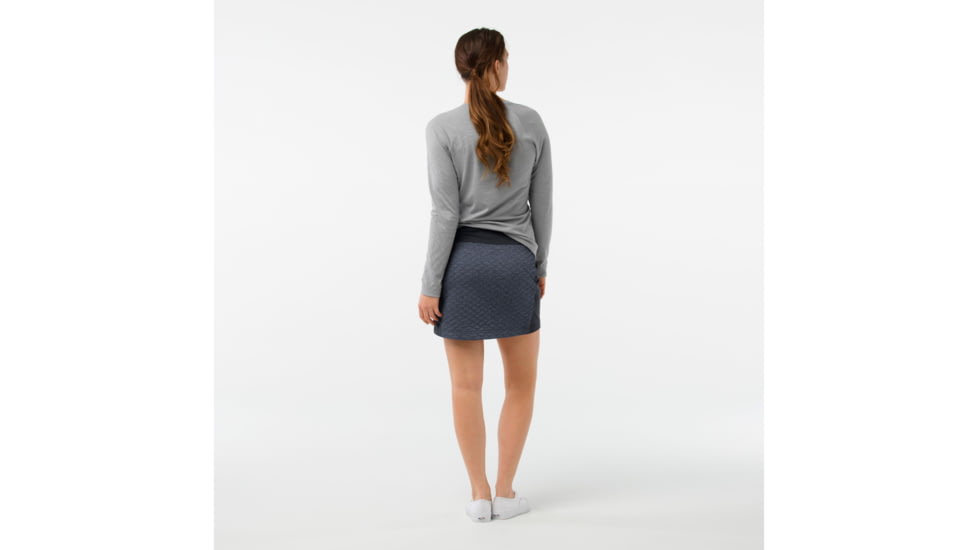 Smartwool Diamond Peak Quilted Skirt-Women's, Deep Navy Heather, Large, SW000336108-L