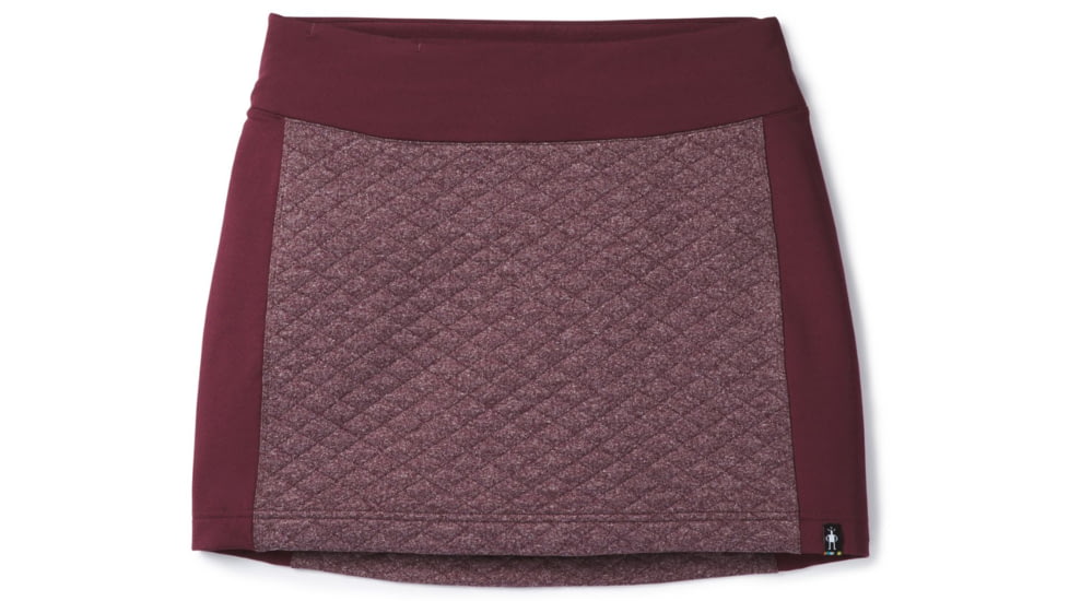 Smartwool Diamond Peak Quilted Skirt-Women's, Fig Heather, Large, SW000336A24-L