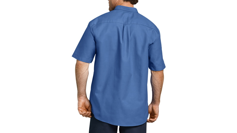 Dickies Button-down Oxford Short Sleeve Shirt, French Blue - SS46FB 155