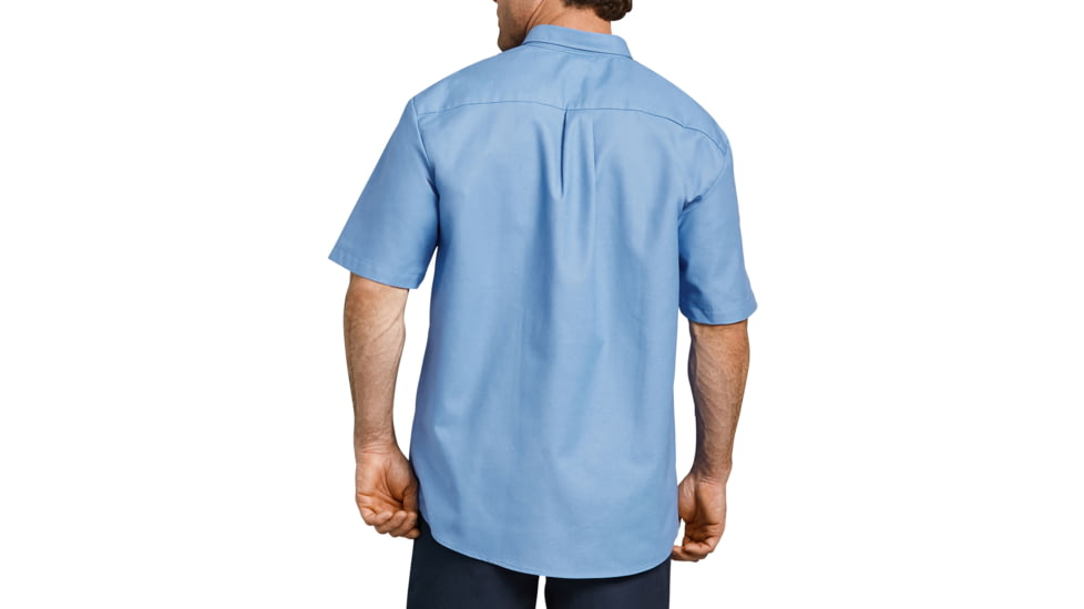 Dickies Button-down Oxford Short Sleeve Shirt, Light Blue - SS46LB 175