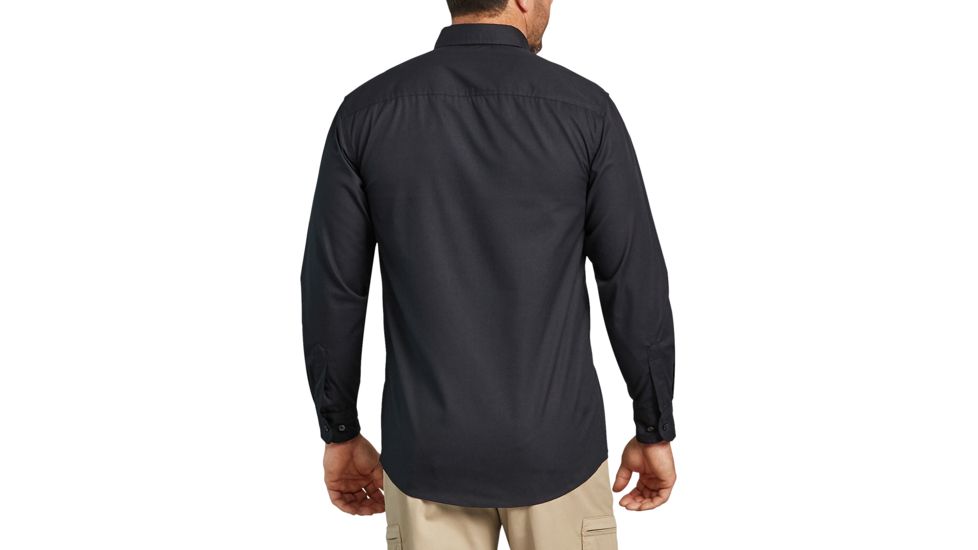 Dickies Industrial Flex Comfort Long Sleeve Shirt, Black - LL505BK 2X