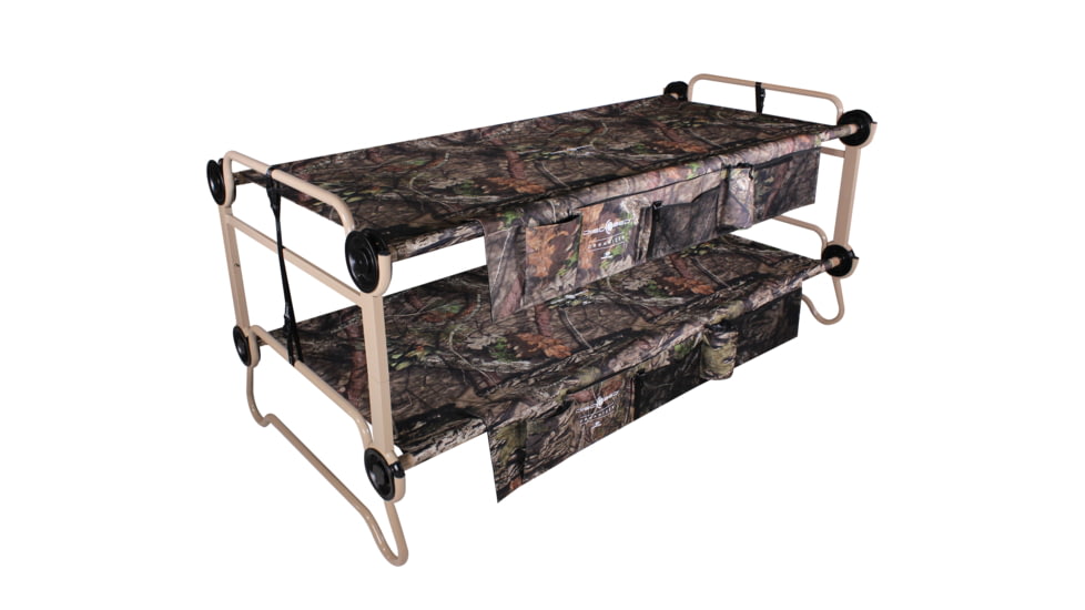 Disc-O-Bed Cam-O-Bunk with 2 Side Organizers, Mossy Oak, Extra Large, 30702BO