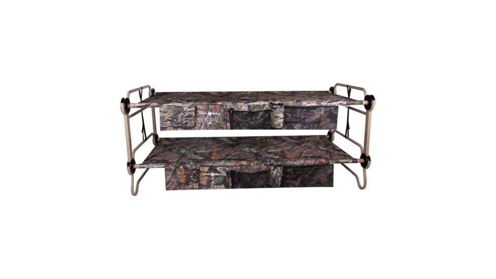 Disc-O-Bed Cam-O-Bunk with 2 Side Organizers, Mossy Oak, Extra Large, 30702BO