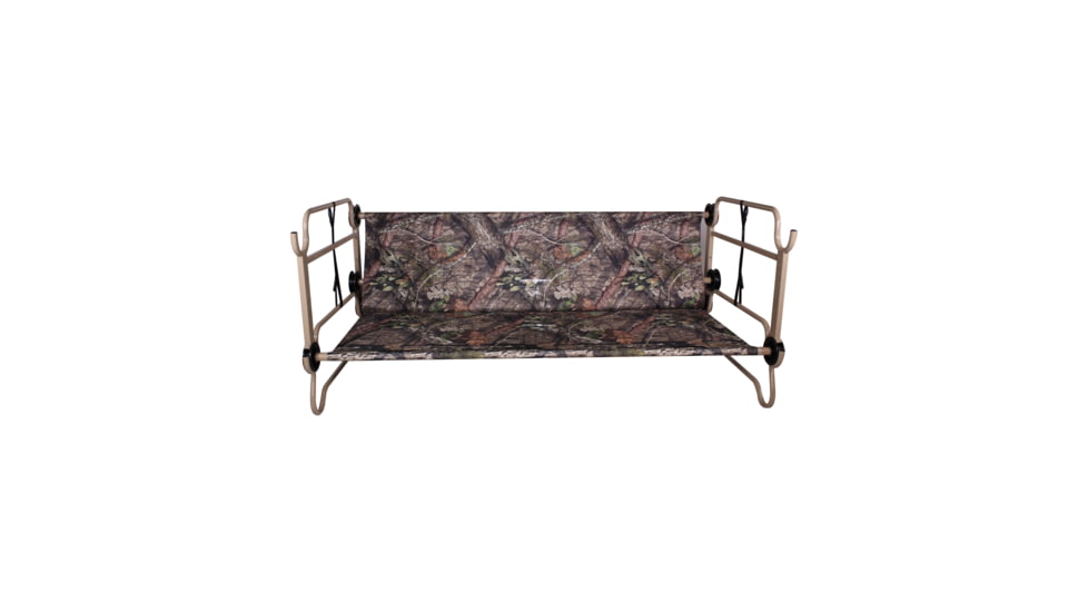 Disc-O-Bed Cam-O-Bunk with 2 Side Organizers, Mossy Oak, Extra Large, 30702BO
