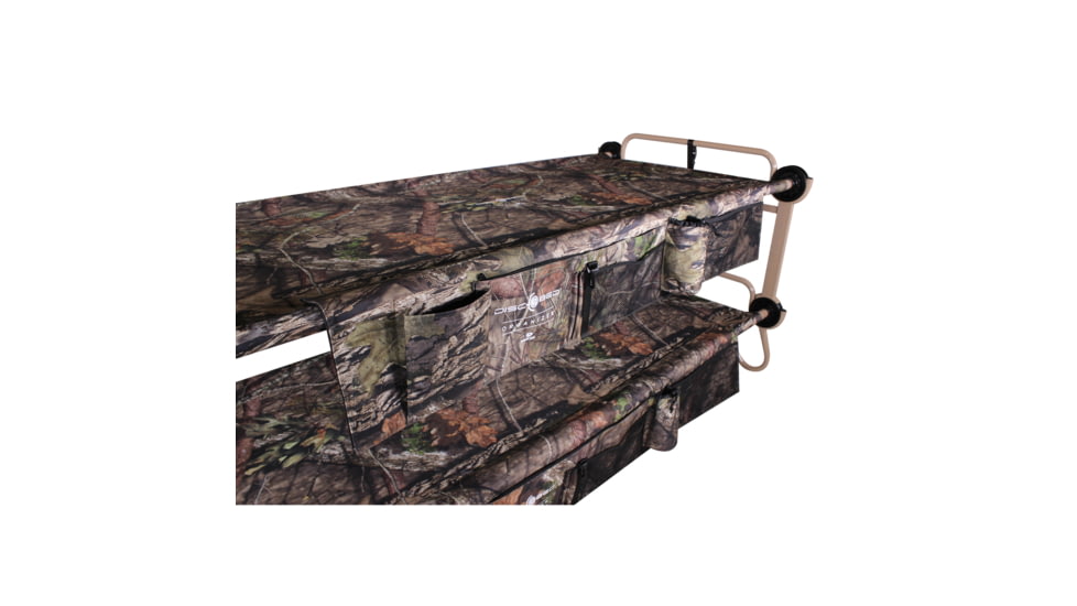 Disc-O-Bed Cam-O-Bunk with 2 Side Organizers, Mossy Oak, Extra Large, 30702BO