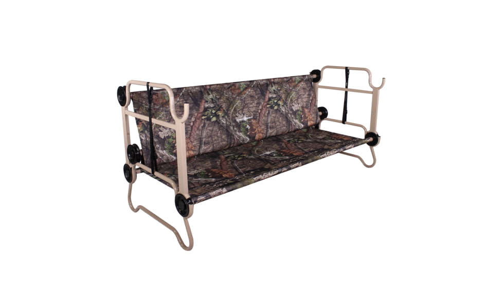 Disc-O-Bed Cam-O-Bunk with 2 Side Organizers, Mossy Oak, Large, 30701BO